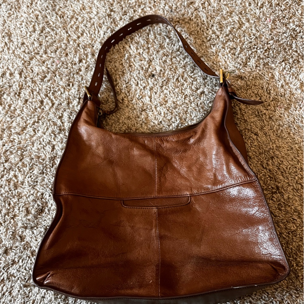 HOBO leather shoulder purse